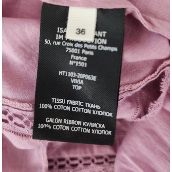 Isabel Marant Pink Ruffle Top - Picture 9 of 9